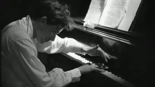 *Rare* Glenn Gould practicing piano at home