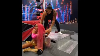 Shayna Baszler Arm Stomp to Eva Marie