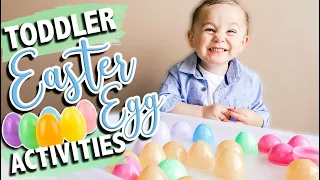 5 EASTER ACTIVITIES FOR TODDLERS | Easter Egg Activities | Easter Craft Ideas | The Carnahan Fam