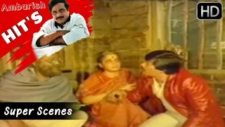 Shanker Nag And Ambrish Left The Home Super Scene | Barjari Bate Kannada Movie