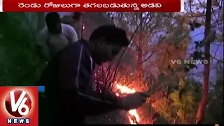 Massive Fire in Uttarakhand Forest | NDRF & Army Teams Deployed to douse Fire | V6 News