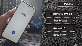 Realme 10 Pro 5g Frp Bypass Android 13| All Realme Frp Bypass Android 13|Rmx3660