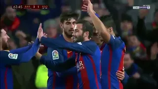 Barcelona vs Real Sociedad 5 2 All Goals & Extended Highlights Copa del Rey 26/01/2017