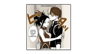 Shouto Todoroki x Momo Yaoyorozu doujinshi - We're cornered (TodoMomo)