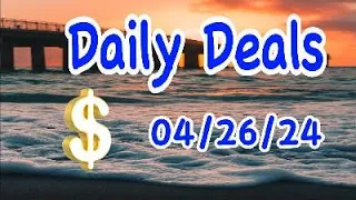 🌟 Daily Deals Alert for 4/26/24! 🌟 Don't miss out on today's hottest discounts!