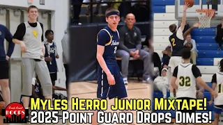 Myles Herro *OFFICIAL* Junior Mixtape! 2025 Point Guard Drops Dimes!