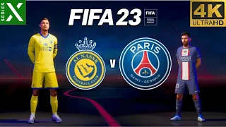 FIFA 23 - PSG vs Al Nassr ● CR7 vs Messi | Series X Gameplay [4K 60FPS]
