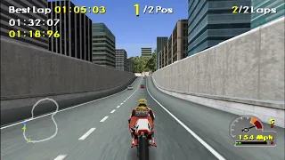 PS1 - Moto Racer World Tour - All Game Modes GamePlay [4K:60FPS]