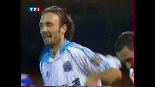 Bruno Martini lors de Marseille-Montpellier 5-4 en 1998