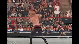 Batista vs CM Punk (Kane attacks Batista)