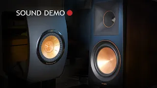 Klipsch RP600M vs KEF LS50 Sound Demo