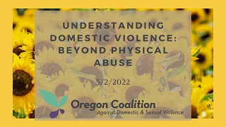 Understanding Domestic Violence: Beyond Physical Abuse (Part 1 of 4)