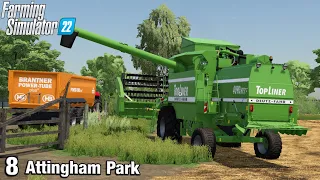 HARVEST TIME IS HERE Multiplayer FS22 Attingham Park Ep 7