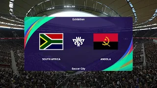 South Africa vs Angola (20/11/2022) International Friendlies PES 2021