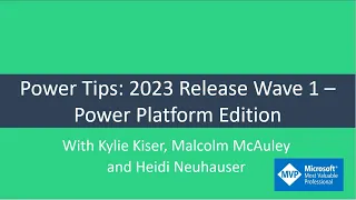 Power Platform 2023 Release Wave 1 Must-See Features!