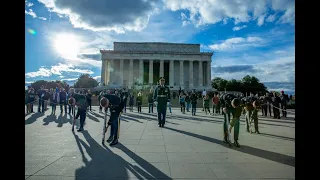 U.S. Army Drill Team (USADT) - 2022 Joint Service Drill Exhibition Solo Side Angle