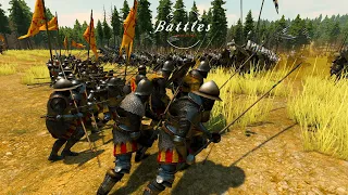 Chaotic Medieval Field Battle - Mount and Blade 2: Bannerlord 4K