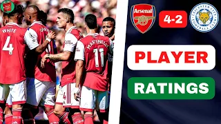 Arsenal 4-2 Leicester Player Ratings | Gabriel Jesus Masterclass!