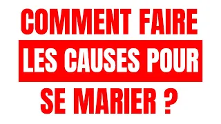 QUELLES CAUSES DOIS-JE FAIRE ME MARIER 💍? | MOHAMED NADHIR