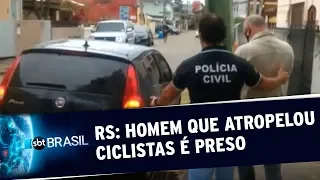 Homem condenado por atropelar 11 ciclistas é preso em Santa Catarina | SBT Brasil (13/05/20)