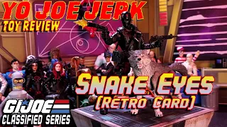 GI Joe Classified Retro Card Snake Eyes Walmart Exclusive Review