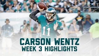 Every Carson Wentz Throw | Steelers vs. Eagles | NFL Week 3 Player Highlights