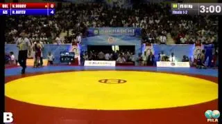 Finale 1-2 Freestyle 61 Kg (BUL) Vladimir Vladimirov DUBOV vs (AZE) Haci ALIYEV