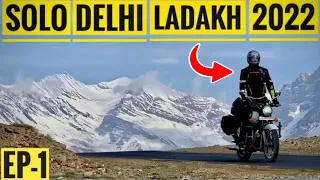 S2-Ep.1 Solo Delhi To Ladakh 2022 Via Srinagar | Delhi To Udhampur #leh #ladakh #royalenfield