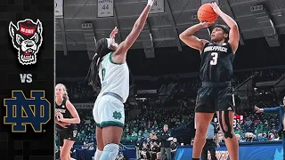 NC State vs. Notre Dame Women's Basketball Highlights (2021-22)