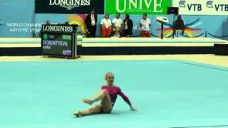 Anna Dementyeva (RUS) FX TQ - 2010 Worlds