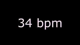 Metrónomo 34 bpm 4/4-Volumen Alto - Para practicar ejercicios de Guitarra Eléctrica-Bajo-Batería.