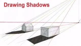 How To Draw Perspective Shadow - Drawing Shadows In Perspective
