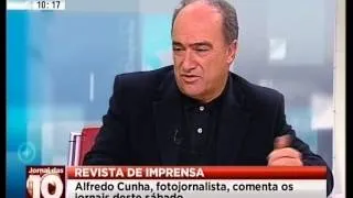 Alfredo Cunha e "A Cortina dos Dias" na SIC Notícias