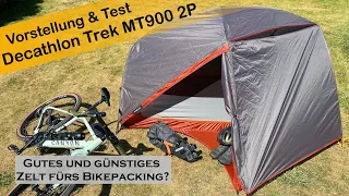 Gutes & günstiges Bikepacking Zelt? | Decathlon Trek MT900 für 2 Personen im Test