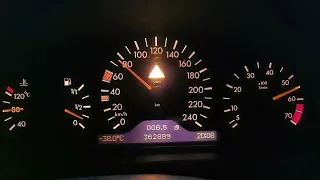 W210 e240 V6 automatic acceleration