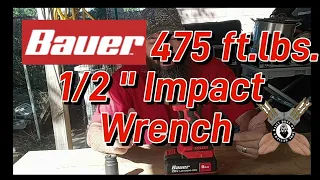 The Bauer 20V BL 1/2" Impact Wrench w/8ah & 5ah Batteries vs Lug Nuts