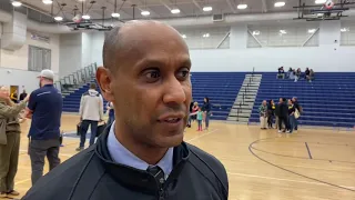 Lick-Wilmerding girls basketball coach Daniel Tesfai