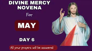 DIVINE MERCY NOVENA DAY 6|| Novena to the Divine Mercy for May 2024 day 6 |🙏📿