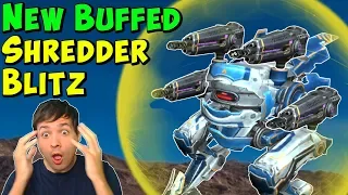 Max Damage SHREDDER BLITZ Mk2 After Accuracy Buff - War Robots Gameplay WR