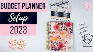 Setting Up My Budget Planner For 2023 | LOW INCOME BUDGET | Variable Income | CASH ENVELOPE SYSTEM