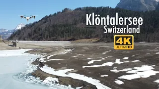 Frozen Lake in Switzerland, Dron 4K