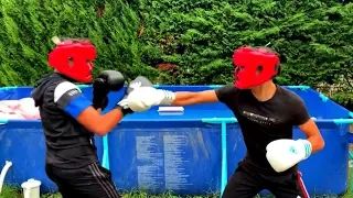 COMBAT DE BOXE entre THEJULJUL78 et MOMO ! THEJULJUL78 SE DÉBOÎTE L’ÉPAULE !