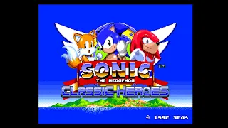 Sonic The Hedgehog Classic Heroes - Sega Megadrive / Genesis (Mega SG)