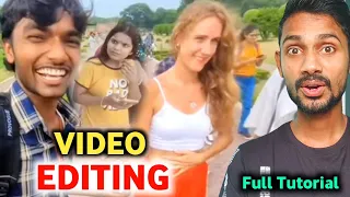 Guddu vlogs jaisa video edit kaise kare | Guddu vlogs video editing