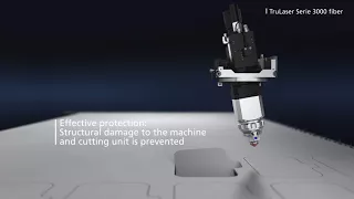 TRUMPF laser cutting: collision protection