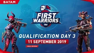 [LIVE]First Warriors Free Fire Day 3 - Qualifier Batam