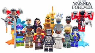 LEGO Black Panther Wakanda Forever How To Build/Upgrade All main characters
