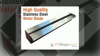 Water Feature Spillway Blade and LED Light Bar