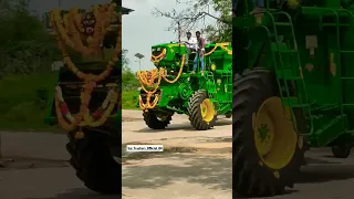 new harvester in johndeere 🚜🌾🌄 #viral #tractor #saitractorsofficial04 #johndeere #harvester