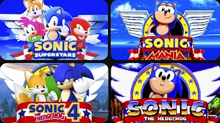 Evolution of Start-Screens in Sonic 2D Games